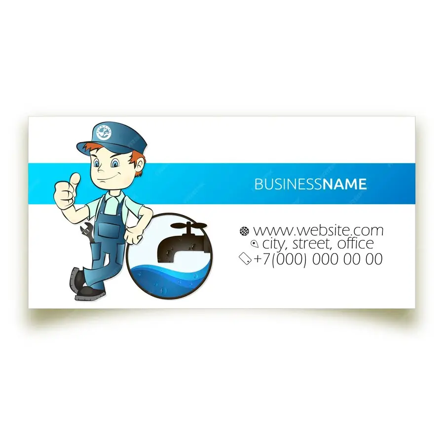 Plumbing Business Card#14