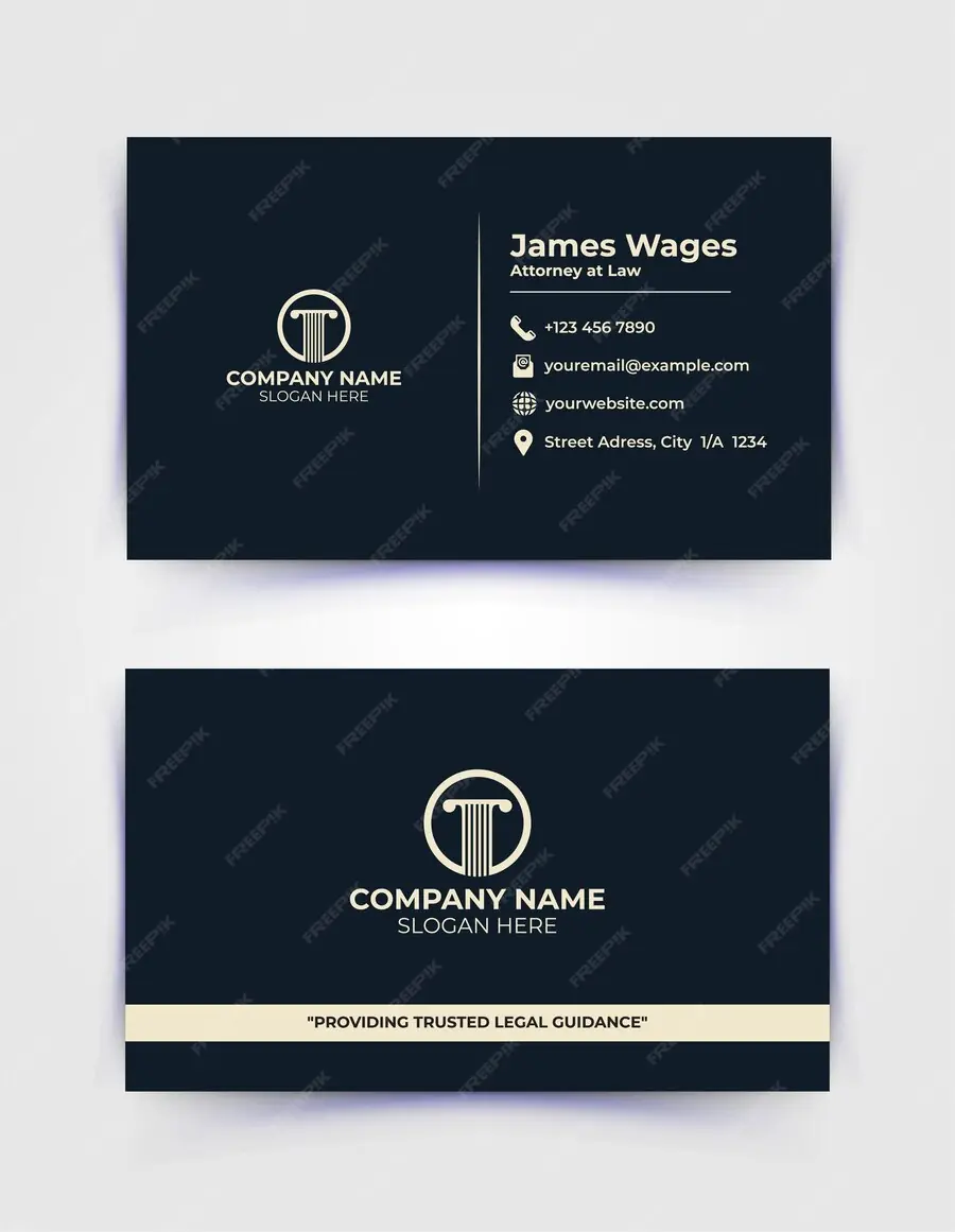 Law Firm business card#5