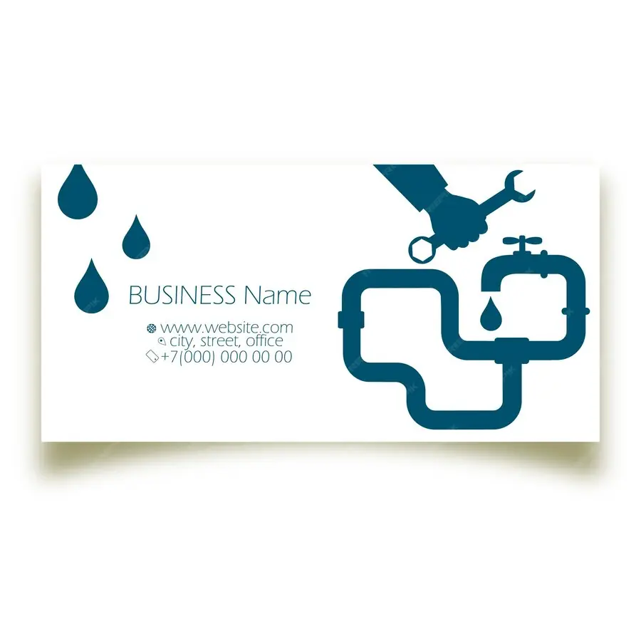 Plumbing Business Card#9