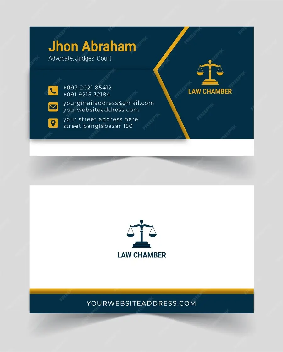 Law Firm business card#3