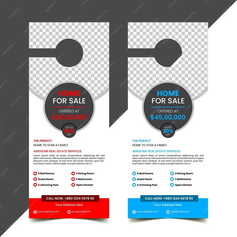 Minimal Accountant Door Hanger#19