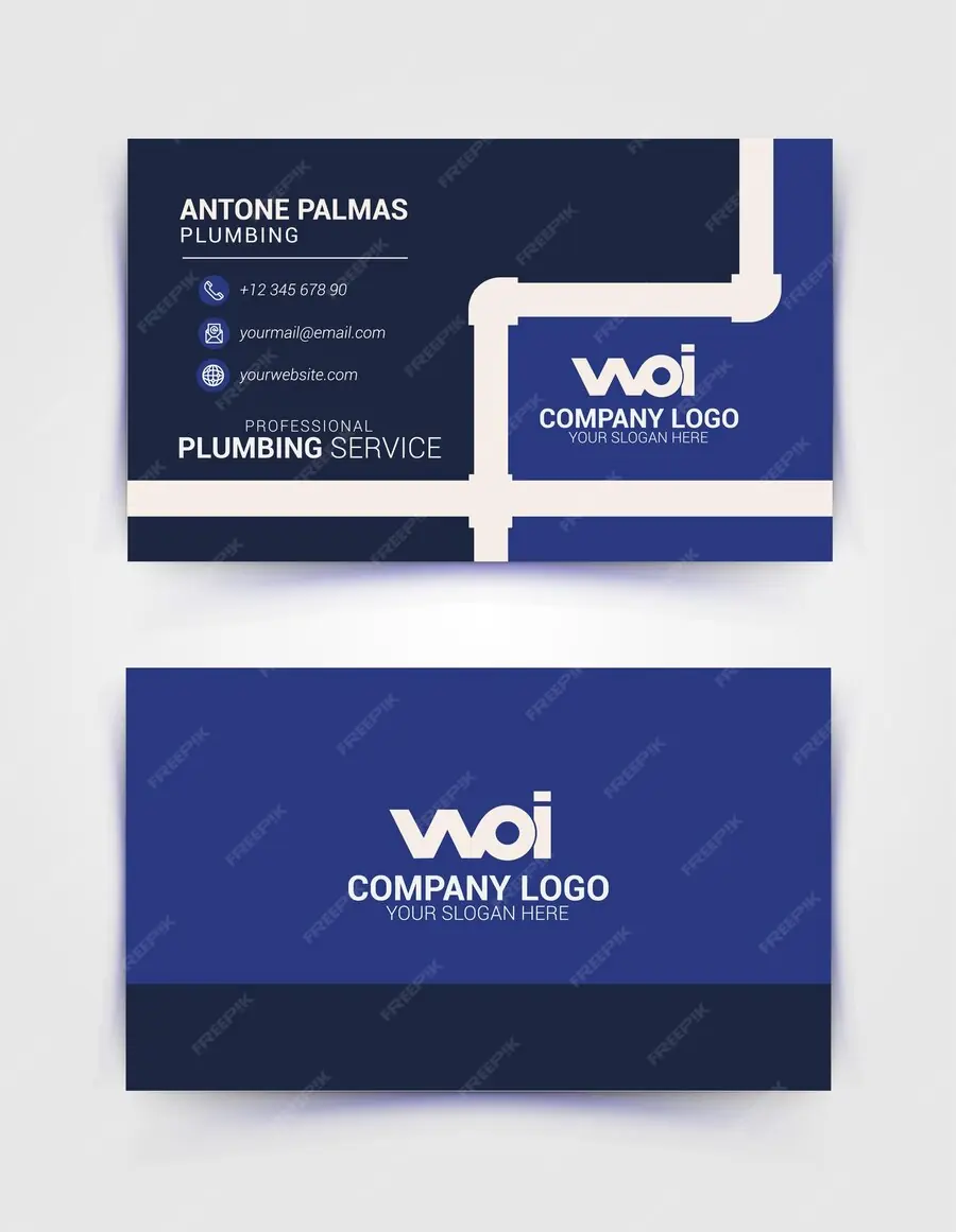 Plumbing Business Card#16