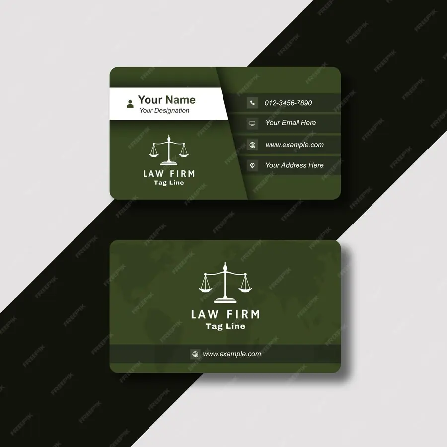 Law Firm business card#1