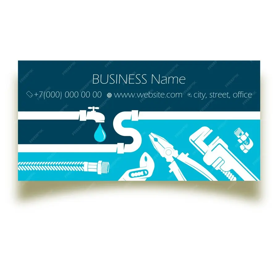 Plumbing Business Card#5
