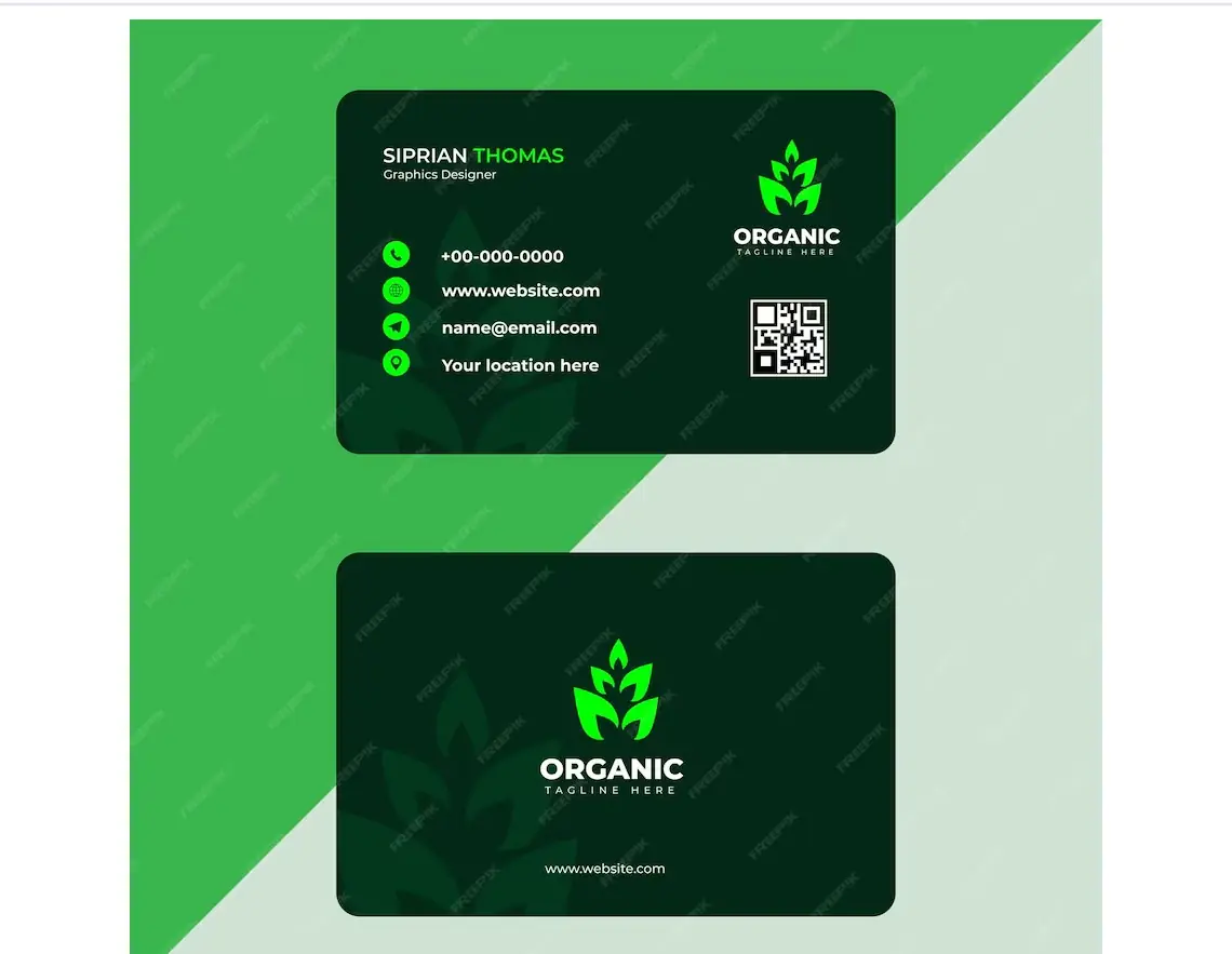 Gardening business card#7