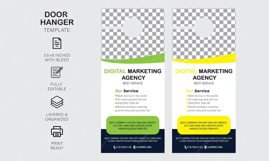 Minimal Accountant Door Hanger#16