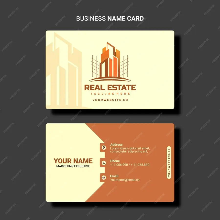 real state business card#10