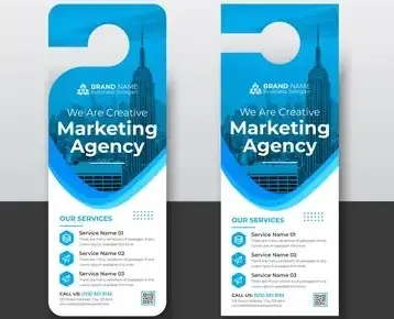 Minimal Accountant Door Hanger#3