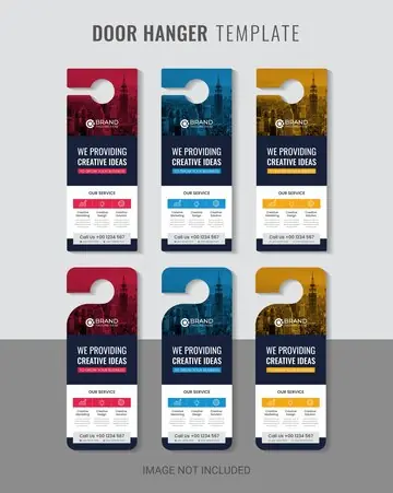 Minimal Accountant Door Hanger#2